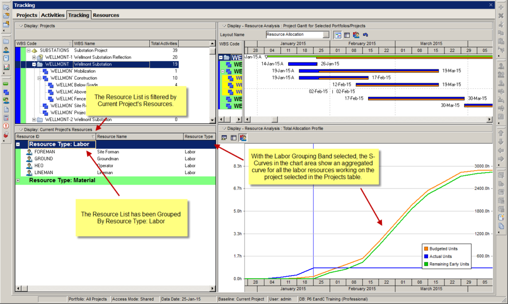 如何在Primavera P6 Professional中创建s曲线